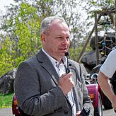 Der Biker-Aktionstag ist inzwischen Tradition, meint der Bürgermeister der Stadt Fridingen, Stefan Waizenegger. Foto: Heinrich Sturm