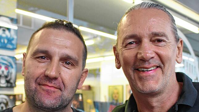Irica Guran (links) und Erol Karaosmanglu starten im Pop-up-Store. Bild: Guy Simon