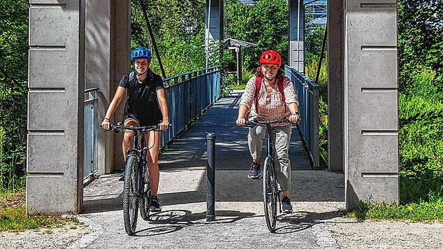 Die „Etappe Null“ des Donau-Radwegs bietet jede Menge Abwechslung.