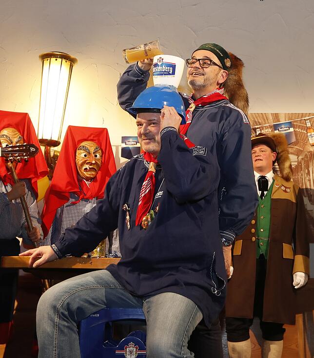 Bild 3: Bilder der Fastnachtsbier-Verkostung der Fürstenberg-Brauerei 2020