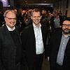 Physikprofessor Michael Thorwart (links) hielt im Radolfzeller Innovationszentrum einen Vortrag über Kernenergie der Generation vier. Er ...