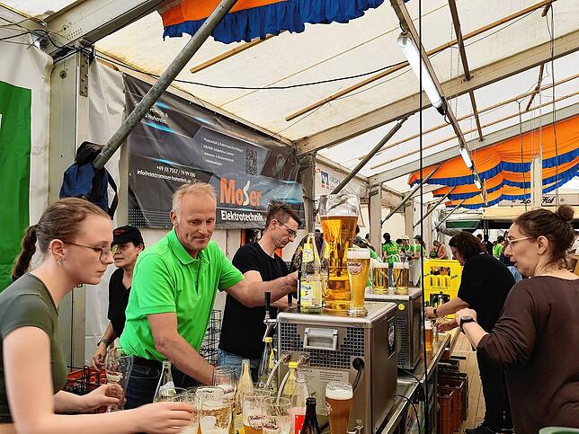 Bild 23: Bilder vom Jubiläumsumzug des Musikvereins Liggersdorf im Rahmen des Bezirksmusikfestes