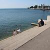 Die Freitreppe in Friedrichshafen.
