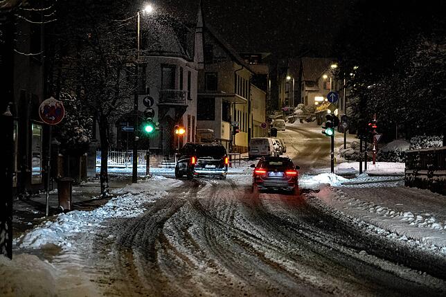 Bild 11: Besondere Eindrücke: Winternacht in Villingen