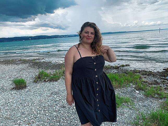 Das Hörnle ist der Lieblingsort von Sängerin Alina Wichmann am Bodensee.