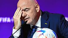 Nutzte eine denkwürdige Pressekonferenz zur Generalabrechnung mit Kritikern aus der westlichen Welt: Fifa-Präsident Gianni Infantino.