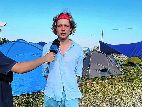 „Ich freue mich am meisten auf Rise Against“, sagt der 21-jährige Luis Bauer.