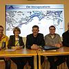 Die weitere Entwicklung bei der A98 fest im Blick hat der Verein Pro Basistunnel &ndash; der Vorstand nach den Wahlen von links: ...