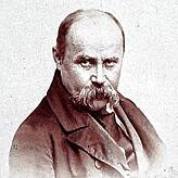 Taras Schewtschenko in einer Aufnahme aus dem Jahr 1858.