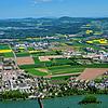 Das Sissler Feld &ndash; hier sind bereits Novartis, Syngenta, Lonza und DSM ansässige, mit der Entwicklung der noch freien Flächen ...