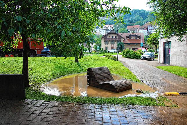 Bild 29: Bilder vom Hochwasser in Stühlingen – Teil I