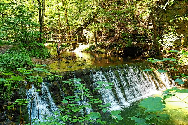 Die Gauchachschlucht ist im Sommer ein cooles Naturerlebnis.