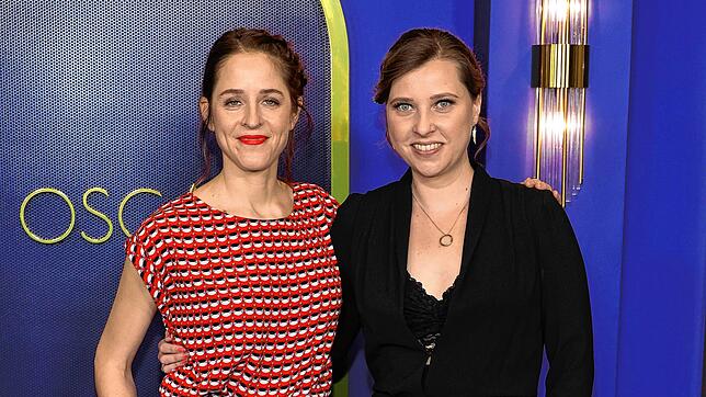 Nadine Luchinger und Maria Brendle beim Nominierten-Lunch in Los Angeles. Der Kurzfilm &bdquo;Ala Kachuu &ndash; Take and run&ldquo; war ...