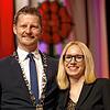 Oberbürgermeister Simon Gröger und seine Frau Anita, hier aufgenommen direkt nach seiner Wahl im Jahr 2021, sind Eltern einer Tochter ...