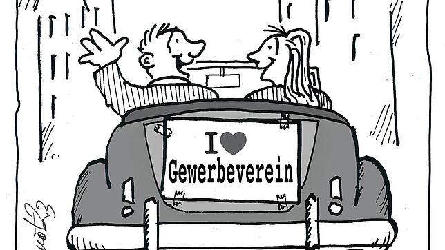 Eines der großen Zoff-Themen des Jahres war wieder einmal der Streit um die Innenstadt-Verkehrsberuhigung, die in dieser Karikatur ...