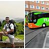 Maximilian Meisner – hier auf einem Motiv aus einem anderen Urlaub – will mit Flixbus (Symbolbild) nach Südfrankreich reisen. In Lyon ...