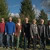 Blicken zuversichtlich auf die Kommunalwahlen (v.l.): Marie Luisa Jessen, Karl Herrmann Rist, Tobias Feindler, Henrike Bischoff, Stefan ...