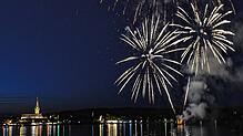 Das Feuerwerk am Hausherrenfest im Jahr 2018 (Archivbild). In diesem Jahr ist erneut ein solches Spektakel geplant.