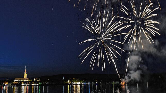 Das Feuerwerk am Hausherrenfest im Jahr 2018 (Archivbild). In diesem Jahr ist erneut ein solches Spektakel geplant.