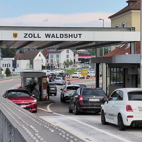 Verkehr am Zoll (CH) zum 1. August