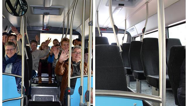 Wunsch und Realität: So viel Fahrgäste wie am allerersten Tag waren es nicht mehr und seit das Ein-Euro-Ticket abgeschafft worden ist, ...
