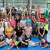 Beim Ferienprogramm der Turner des TSC Blumberg war das Dschungel-Camp in der Eichbergsporthalle der Renner. Bild: Reiner Baltzer