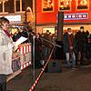 Petra Rietzler bei ihrer ebenso knappen wie prägnanten Rede am 10. Januar. Ihr ging es dabei um ein Zeichen für Solidarität, Demokratie ...