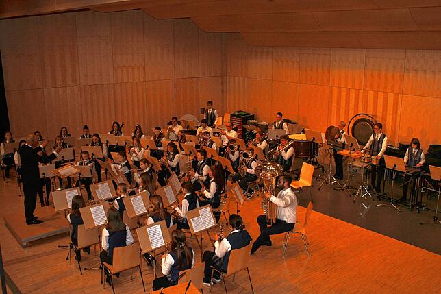 Für die musikalische Untermalung der Veranstaltung sorgte des Jugendblasorchester der Stadtmusik Geisingen unter der Leitung von ...