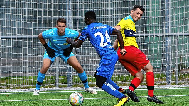 Samuel Peter traf dreimal gegen seinen ehemaligen Klub beim 4:2-Erfolg des 1. FC Rielasingen-Arlen II im Linzgau.
