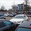 2,5 Hektar: Auch der Parkplatz am ZF-Forum würde sich für die Überdachung mit PV-Modulen lohnen. steht in der Potenzialstudie für ...