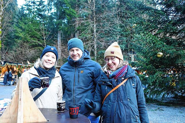Tausende Besucher kamen zum Weihnachtsmarkt in die Ravennaschlucht um das einmalige Feeling zu erleben