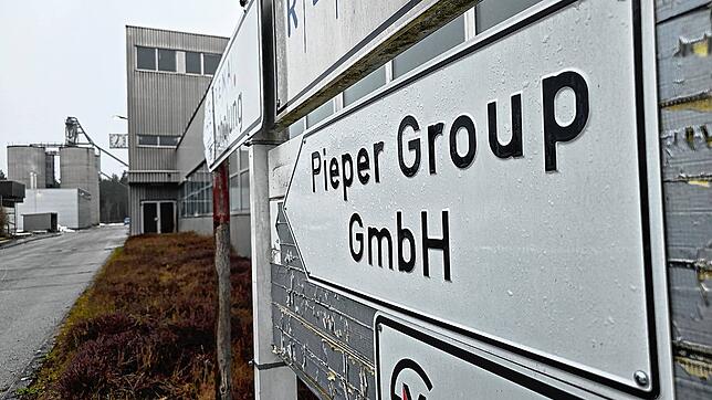 Firmensitz der Pieper Group ist im Gewerbepark am Fohrenwald in Mönchweiler. Auf dem Gelände zeugt nur noch ein Wegweiser vom Bestehen ...