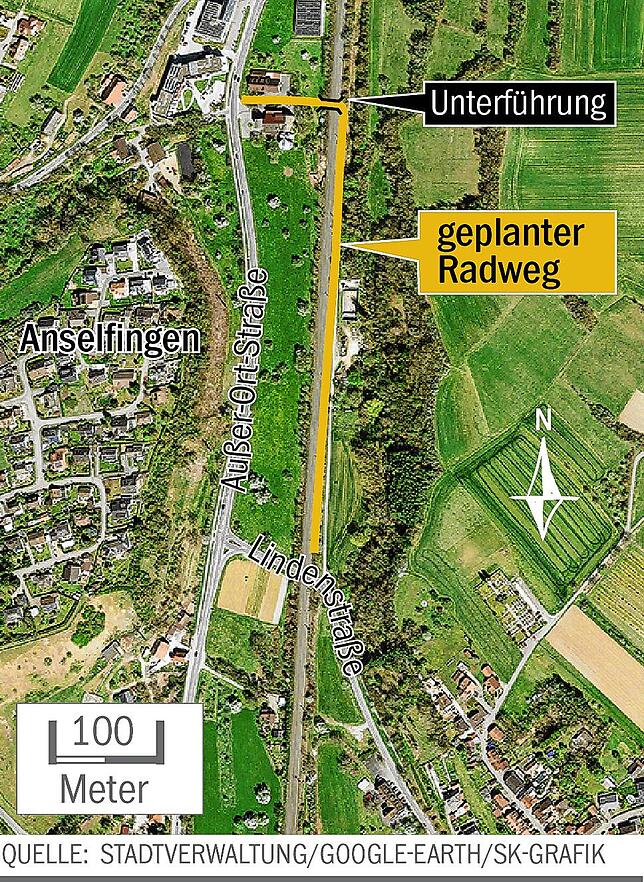 Bild 1: Nach schwerem Unfall in Engen: Lieber ein suboptimaler Radweg als gar keiner