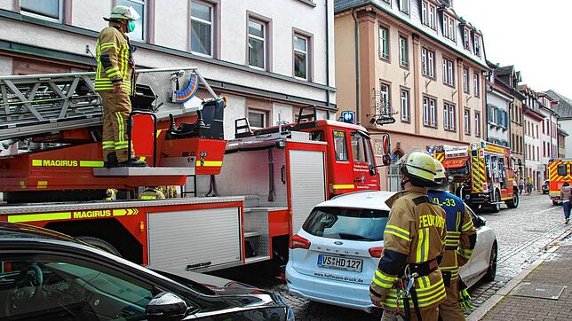 Mittwochmittag in der Gerberstraße: Brand im Anwesen Nummer 25.