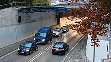 Nach den Wartungsarbeiten sind die Tunnel wieder ohne Einschränkungen befahrbar. Im Feierabendverkehr geht es mitunter trotzdem nur ...