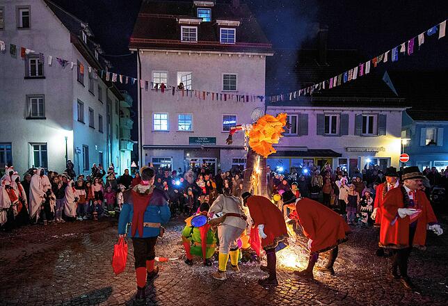 Bild 15: Die schönsten Bilder vom Narrenbaumfällen in Meßkirch