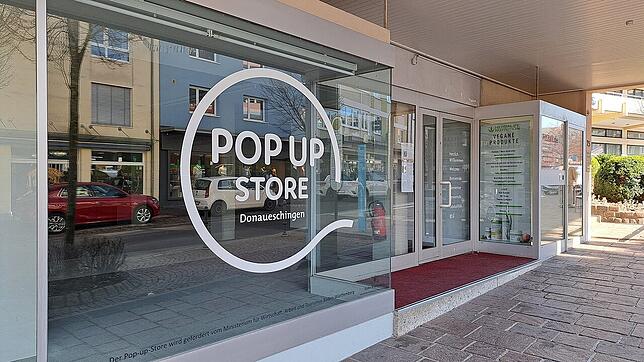 Enttäuschung in Donaueschingen: Der Pop-Up-Store in der Karlstraße steht leer – und dabei wird es nach einer Entscheidung des Landes ...