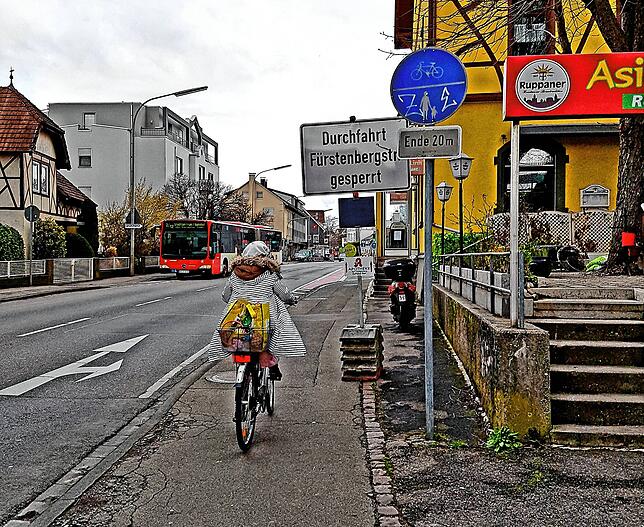 Bild 3: Umsatzeinbruch bei Händlern in der Fürstenbergstraße: &bdquo;Wir sind da &ndash; trotz Baustelle!&ldquo;