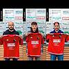 Trio im Rebland: Der VfR Bad Bellingen meldet zur neuen Saison die Zugänge (von links) Dominik Schäuble (TuS Kl. Wiesental), Aron ...