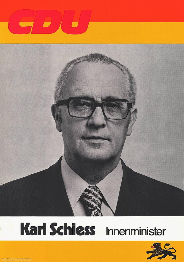 CDU-Plakat zur Landtagswahl 1976.