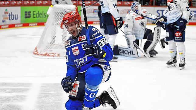 Daniel Pfaffengut hat Grund zum Jubeln – der Eishockey-Profi der Schwenninger Wild Wings wurde von Bundestrainer Harold Kreis zur ...