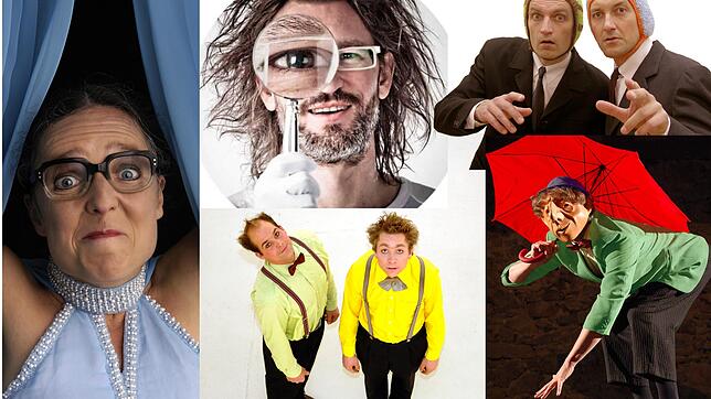 Sie wetteifern um den Bonndorfer Löwen (von links oben nach rechts unten): Rosemie, Marco Jeroch, Ulan & Bator, ExtraArt und Boris Bronski.