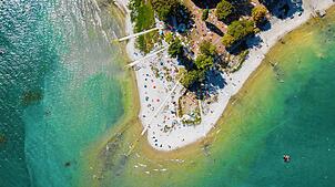 Das Konstanzer Hörnle: Hier ist der Bodensee vor allem Freizeitraum und Touristenmagnet. Es gibt aber auch noch ganz andere Nutzungen – ...