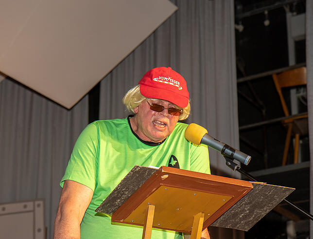 Meister des närrischen Worts: Peter Gasser, alias "Hassan".