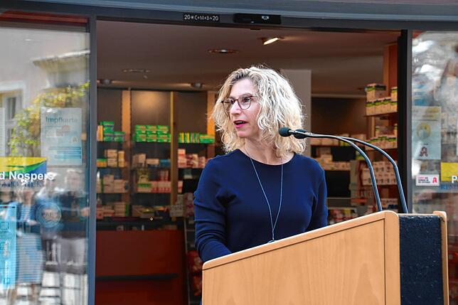 Sandra Biller-Stocker ist froh, dass der Handel sich wieder präsentieren darf.