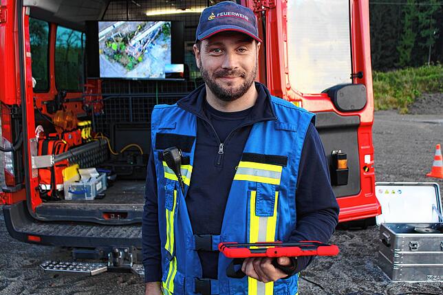 Bild 2: Bilder von THW Großübung Blauer Oktober in Stockach