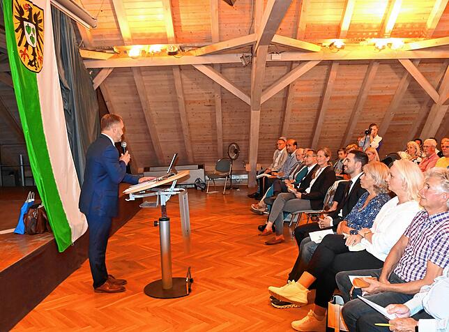 Bild 2: Bilder der Vereidigung von Christoph Stolz als Bürgermeister und von der Feier im Zollhaus