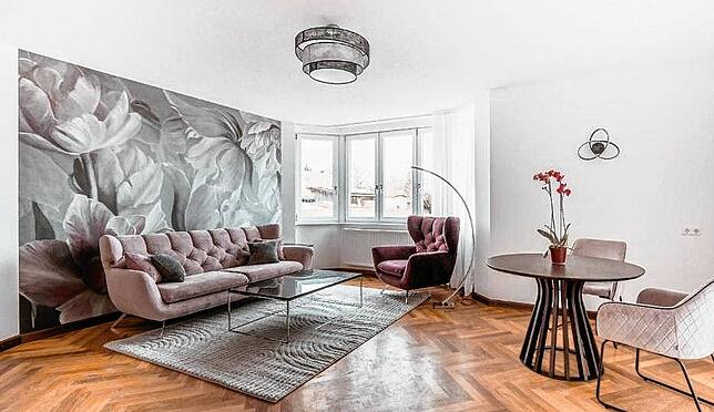 In der 45 Quadratmeter großen Suite können zwei bis drei Personen übernachten.
