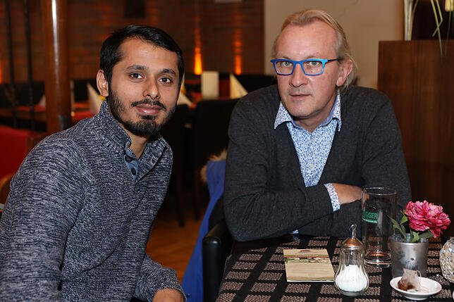 Hanan Imran (links) und Daniel Groß.