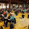 Blick in den Oberen Konzilsaal vor dem Konzert der Südwestdeutschen Philharmonie: Intendatin Insa Pijanka und ihr Team haben die ...